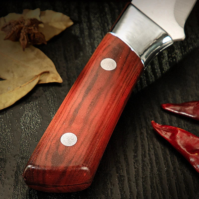 Kitchen Boning Knife – Stainless Steel Meat Cleaver & Paring Knife-4