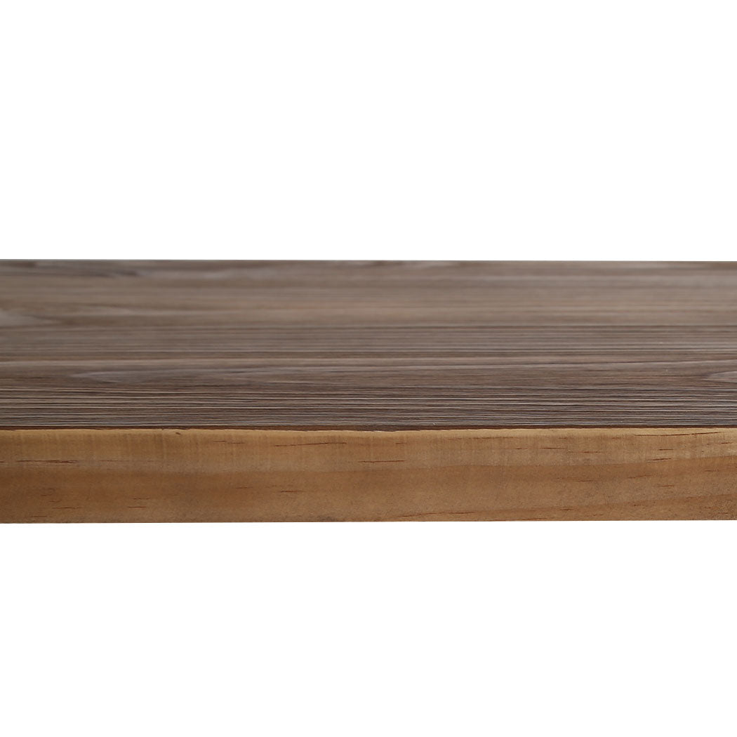 NNEIDS Levede 2x Dining Bench Chairs Wooden 115cm-4