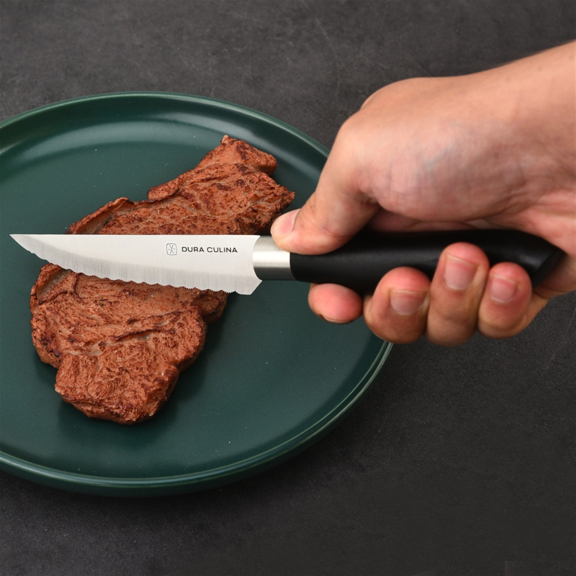 4 Piece Micro Serrated Kitchen Steak Knife Set-2