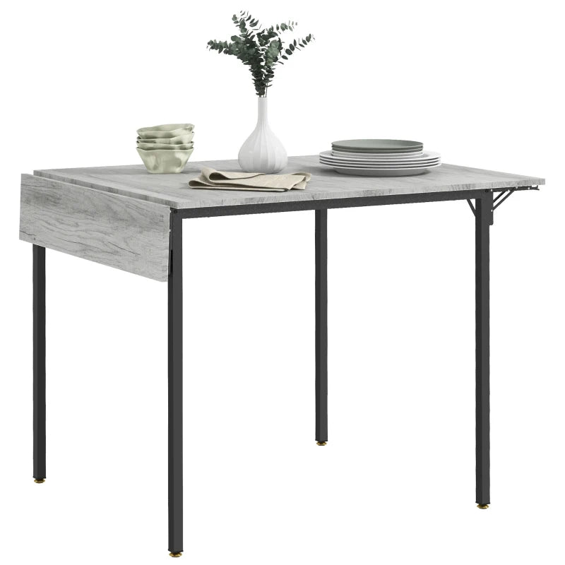 HOMCOM Folding Kitchen Table