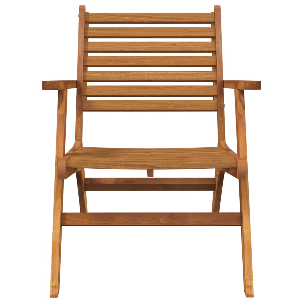 NNEVL Garden Chairs 2 pcs Solid Wood Acacia-3