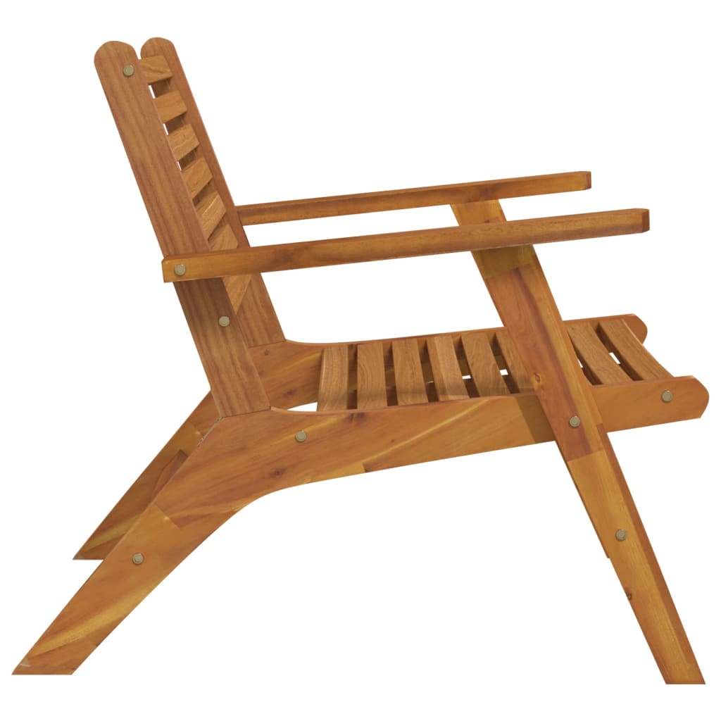 NNEVL Garden Chairs 2 pcs Solid Wood Acacia-4