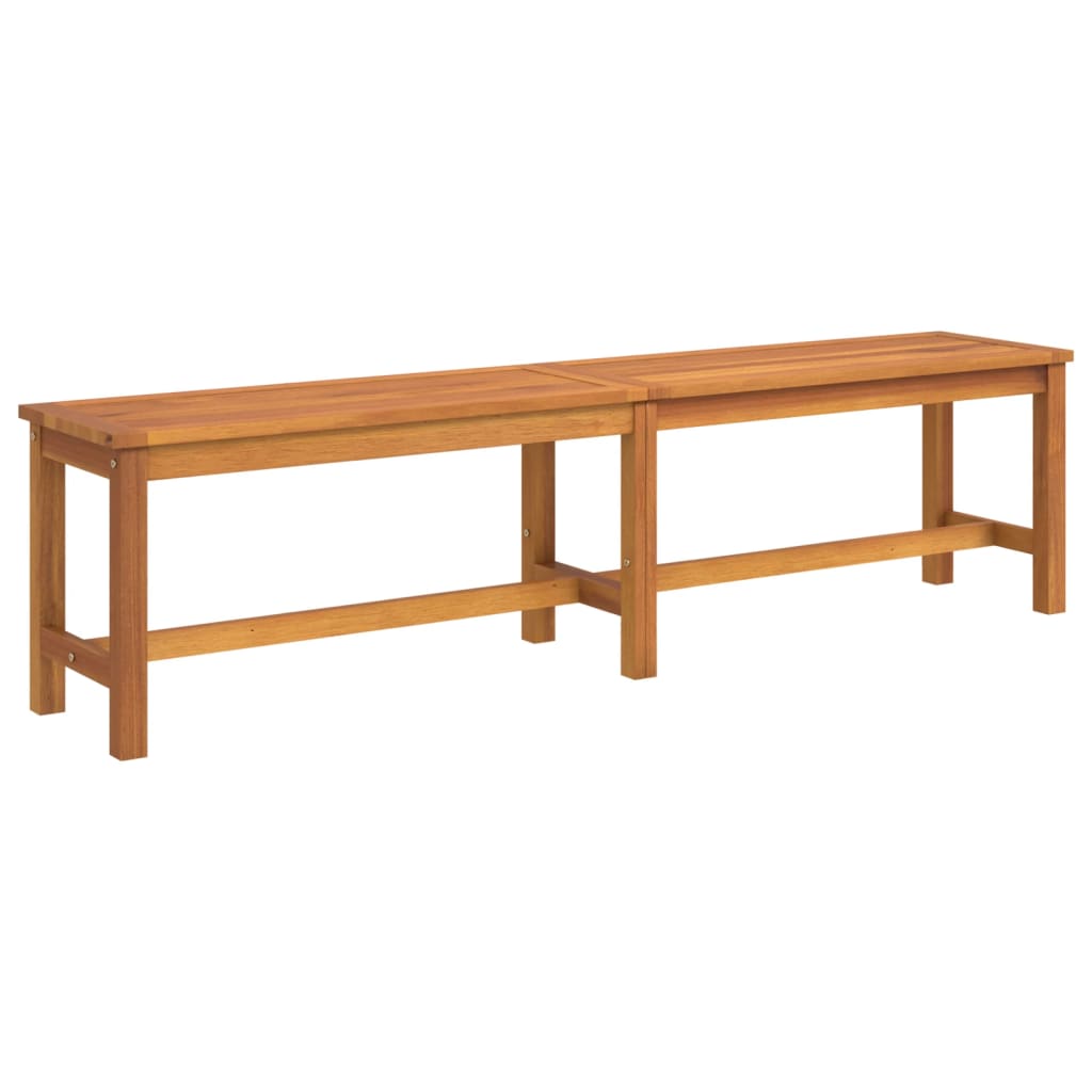 vidaXL Garden Bench Wooden Patio Park Bench Outdoor Seating Solid Wood Acacia-0