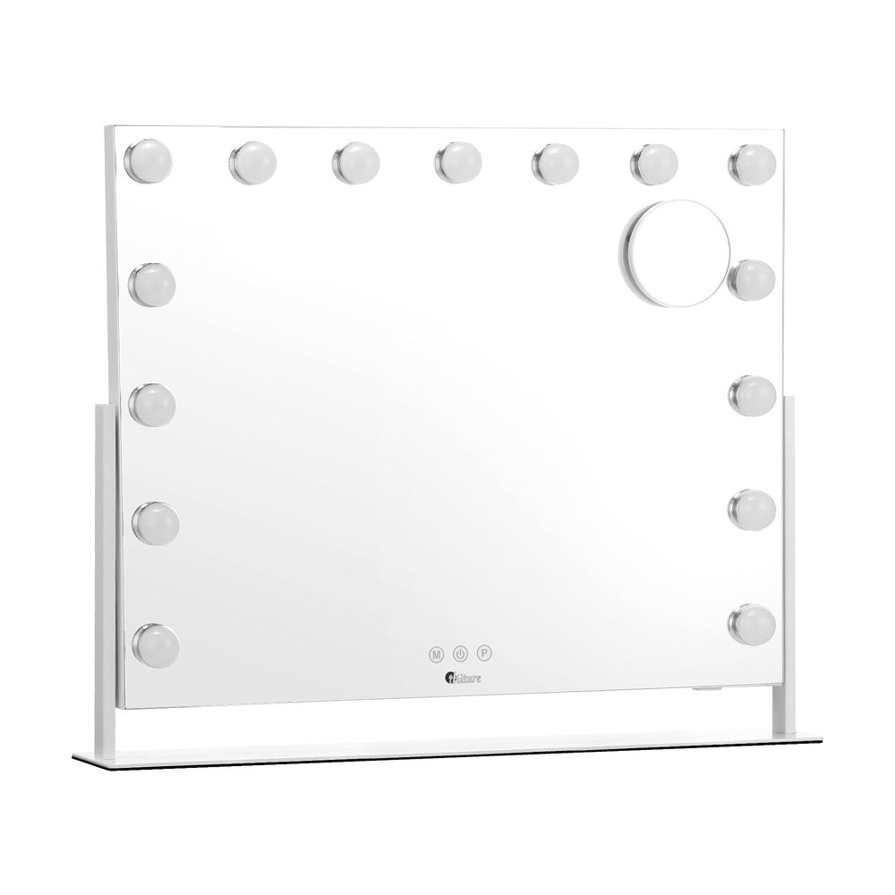 NNEED Makeup Mirrors LED Bluetooth Rotatable 58x46cm-0