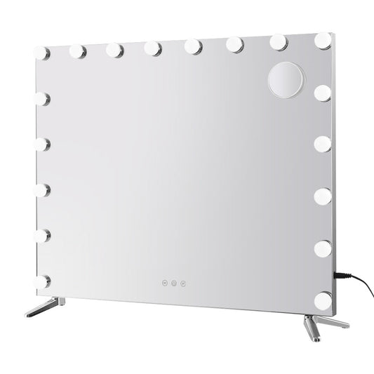 NNEDSZ  Makeup Mirror with Light LED Hollywood Mounted Wall Mirrors Cosmetic-0