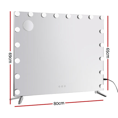 NNEDSZ  Makeup Mirror with Light LED Hollywood Mounted Wall Mirrors Cosmetic-1