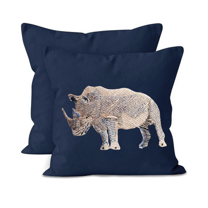 Cushion Covers- Rhino Embroidery-2