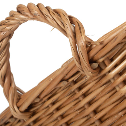 Large Rectangular Bread Display Wicker Tray-4