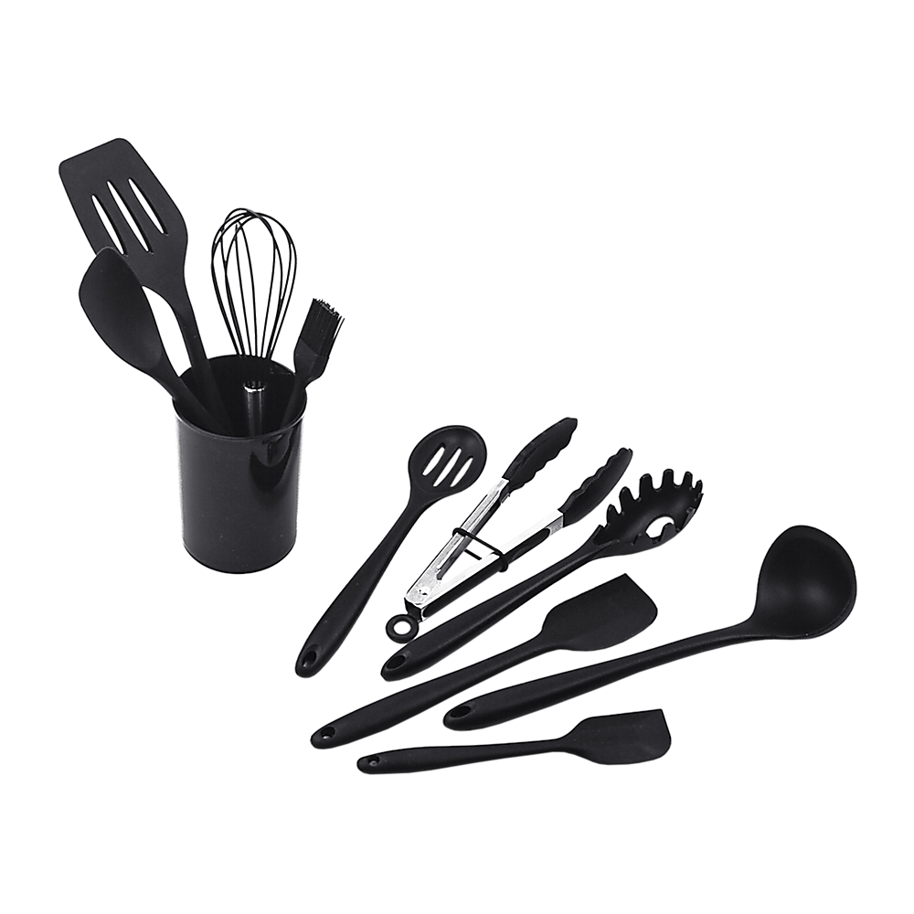 NNEDSZ 11pcs Kitchen Utensil Set Silicone Heat-Resistant Non-Stick Kitchen Utensils kit-3