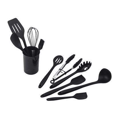 NNEDSZ 11pcs Kitchen Utensil Set Silicone Heat-Resistant Non-Stick Kitchen Utensils kit-3
