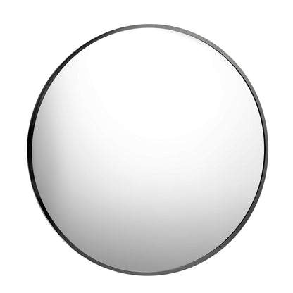 NNEED Wall Mirrors Round 50cm Black-2
