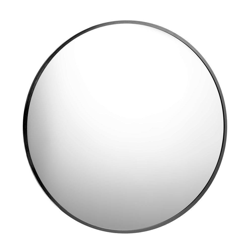 NNEED Wall Mirrors Round 70cm Black-3