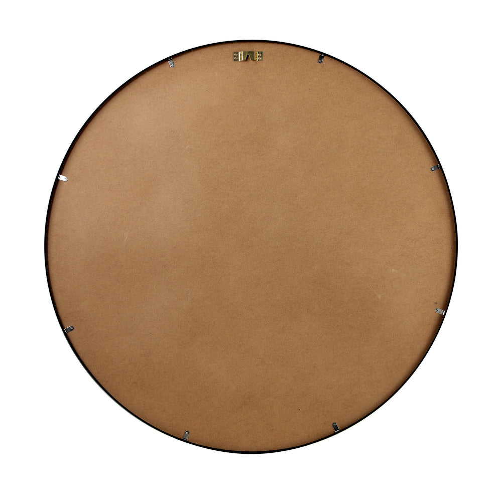 NNEED Wall Mirrors Round Black 80cm-4