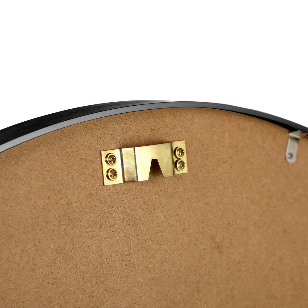 NNEED Wall Mirrors Round Black 80cm-3