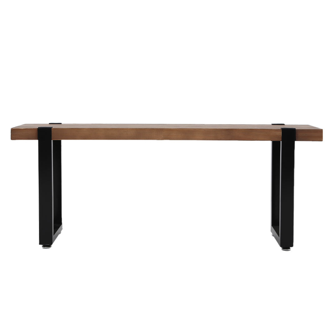 NNEIDS Levede 2x Dining Bench Chairs Wooden 140cm-0