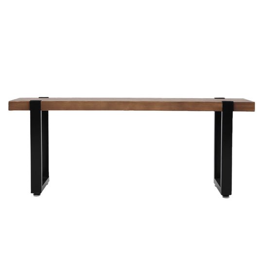 NNEIDS Levede 2x Dining Bench Chairs Wooden 140cm-0