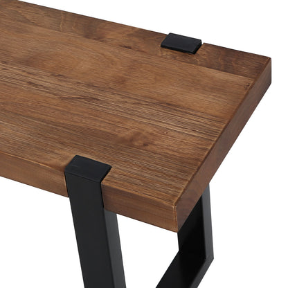 NNEIDS Levede 2x Dining Bench Chairs Wooden 140cm-2