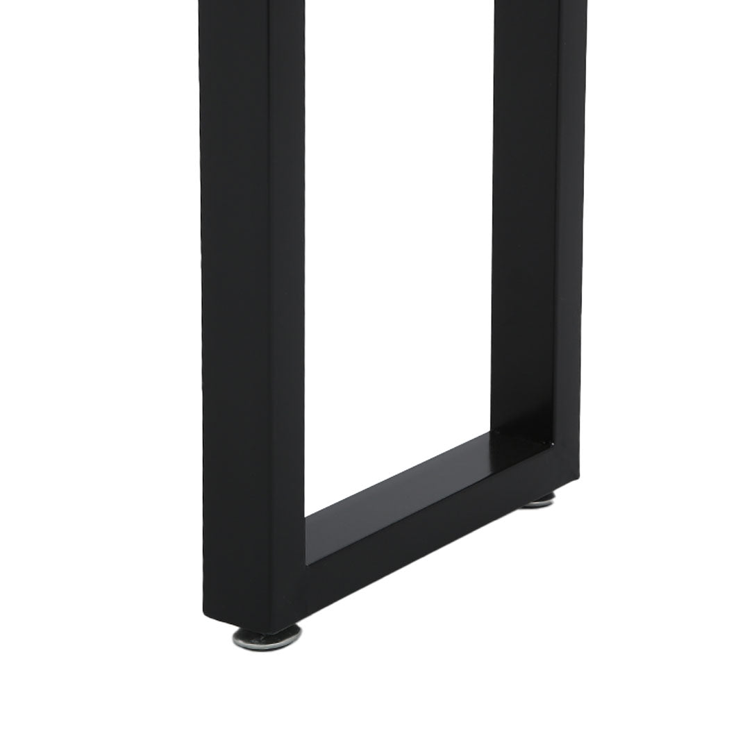 NNEIDS Levede 2x Dining Bench Chairs Wooden 140cm-3