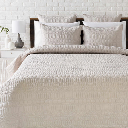 Margos Textured White Bedding-1